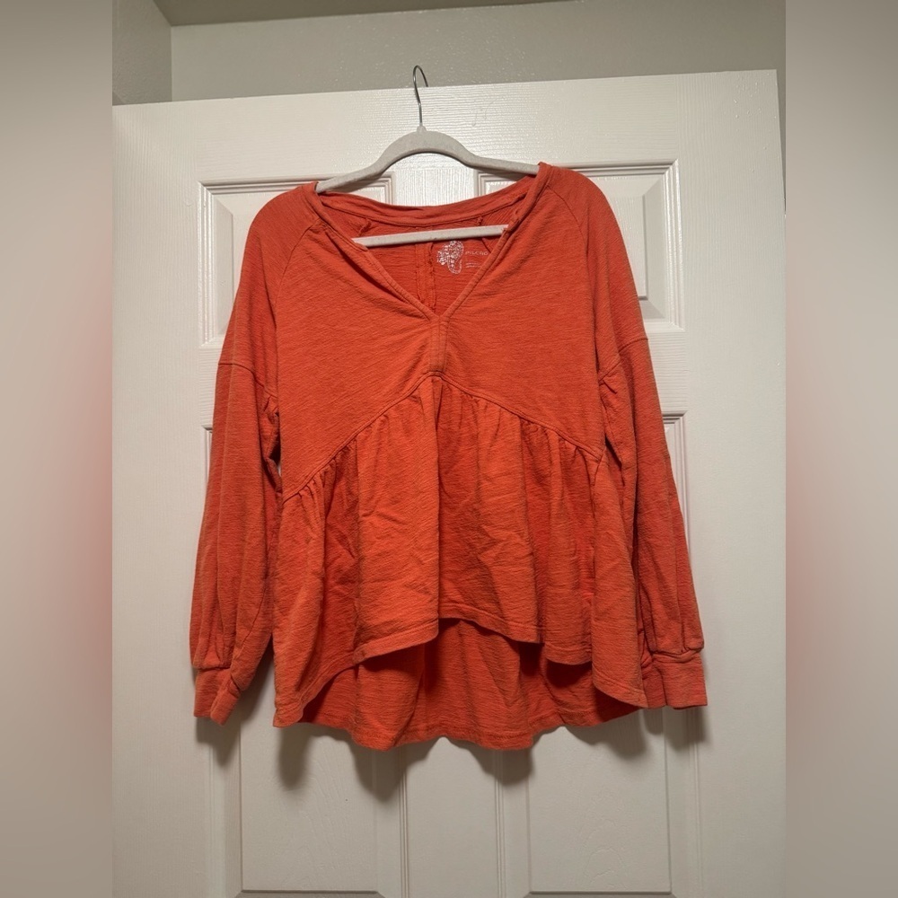 Anthropologie Pilcro Longsleeve Tiered Babydoll Blouse